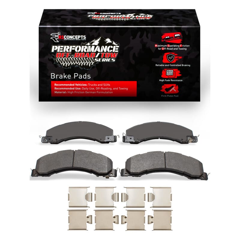 R1 Concepts — R1 2008-2025 Dodge Ram 4500 Front/Rear Performance Off-Road/Tow Brake Pads & Hardware Kit
R1 Brk Pds & Hrdw Kt