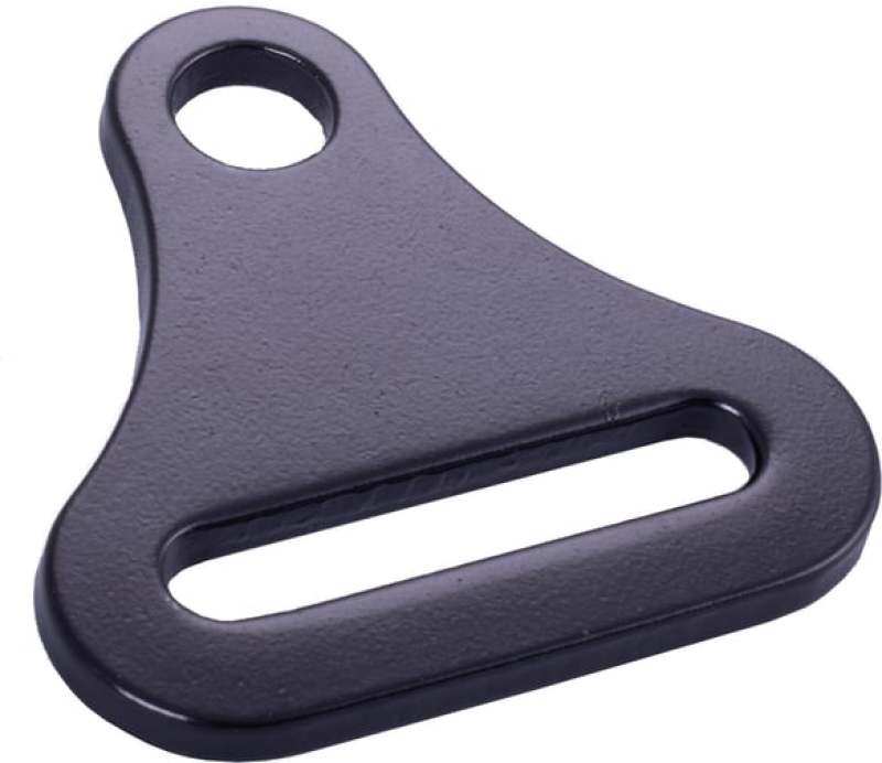 Racequip — RaceQuip Long Reach Bolt On End Seat Belt Mounting Hardware / 2 or 3 In. Belts / Forged Steel- Blk