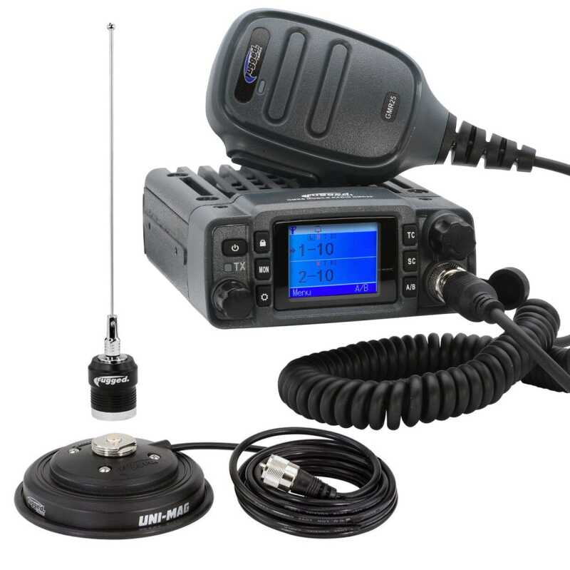 Rugged Radios — Rugged Radios Radio Kit - GMR25 Waterproof GMRS Band Mobile Radio with Antenna