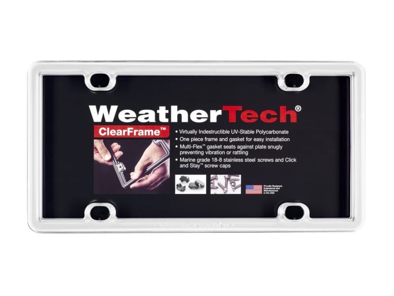 WeatherTech — WeatherTech ClearFrame - White
LicensePlateFrame