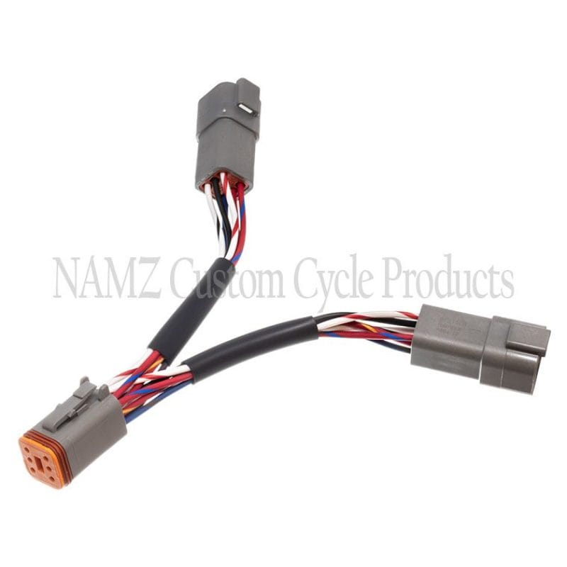 NAMZ — NAMZ 11-20 V-Twin Softail Plug-N-Play Power Port Y-Adapter (For CAN/Bus Models)
