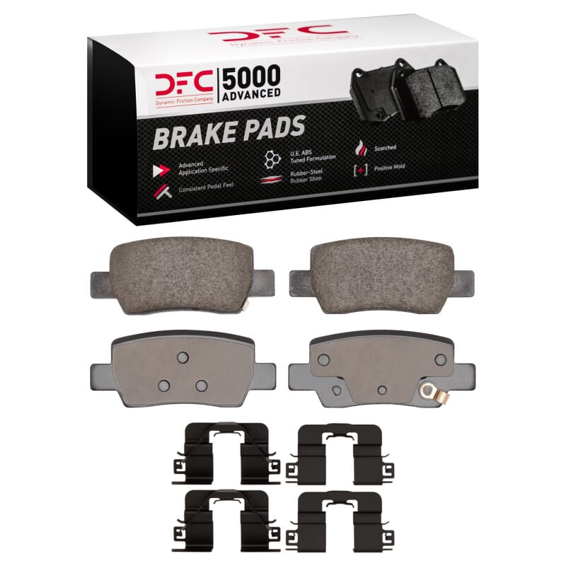 DFC — DFC 21-25 Hyundai Kona EV Rear 5000 Advanced Ceramic Brake Pads and Hardware Kit