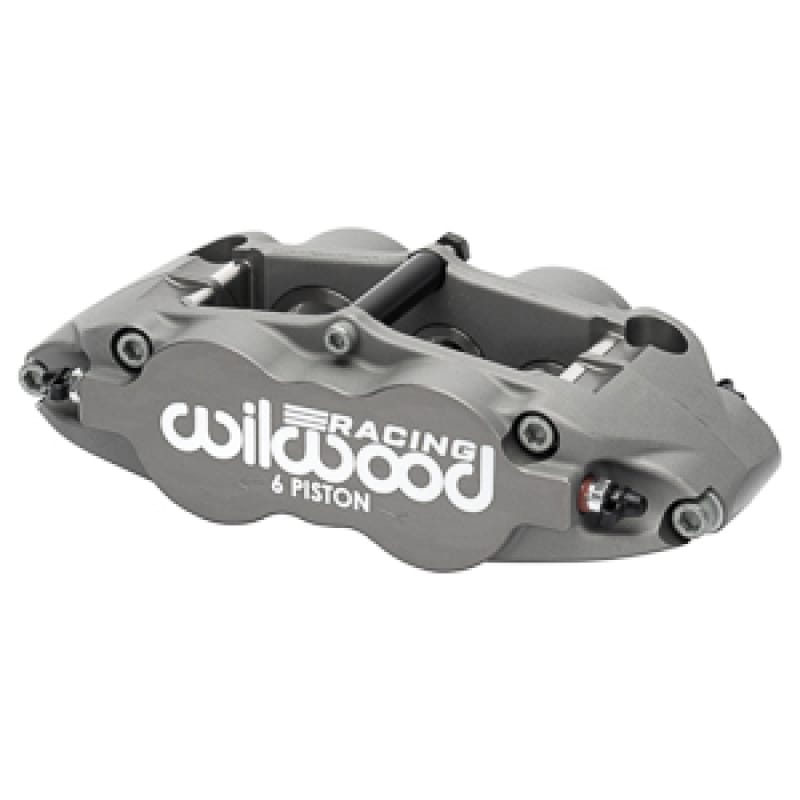 Wilwood — Wilwood Caliper Forged Narrow Superlite 6R R/H 1.62in/1.12in/1.12in Pistons .38in Rotor - Anodized