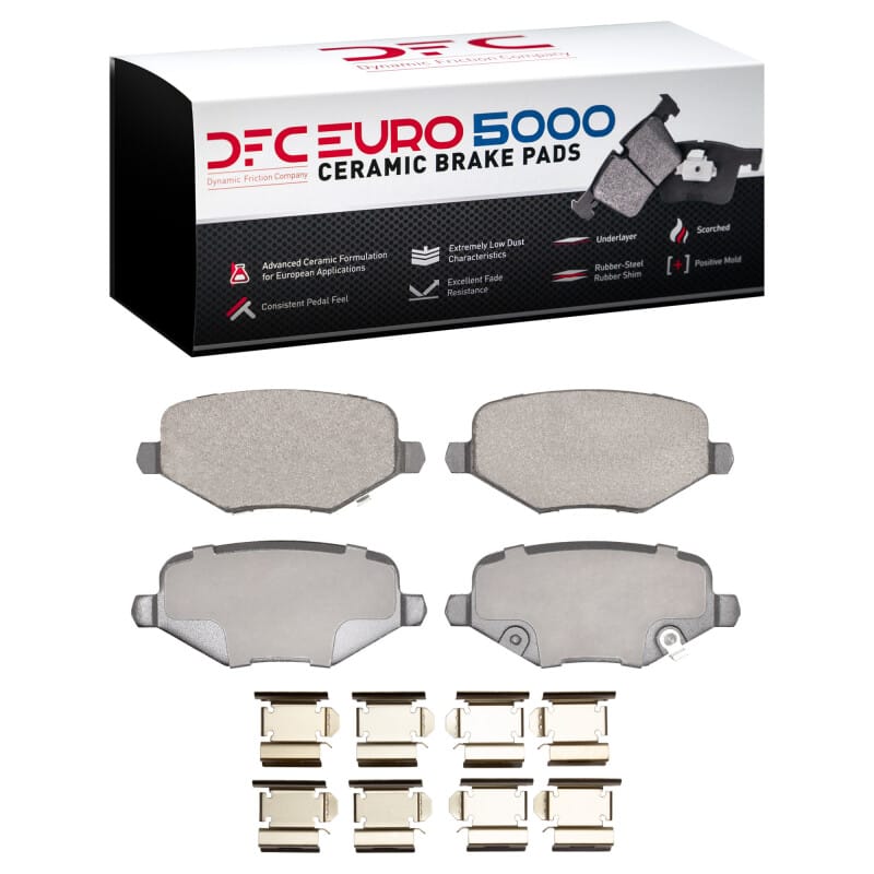 DFC — DFC 12-16 Chrysler Town & Country Rear Euro 5000 Ceramic Brake Pads and Hardware Kit
DFC EURO Pads + HW