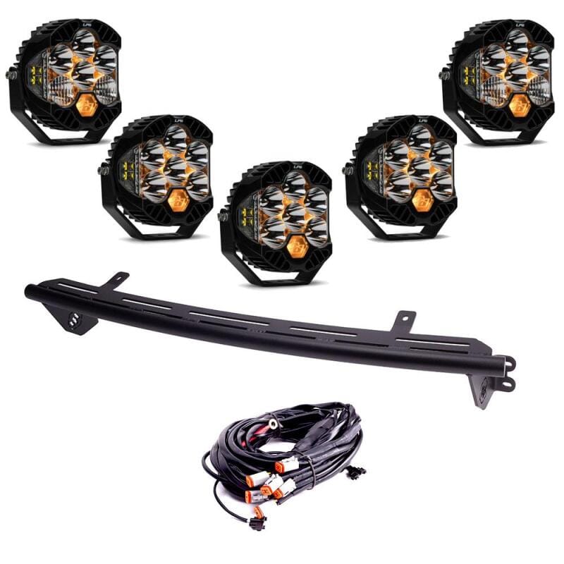 Baja Designs — Baja Designs 23+ Ford Super Duty LP6 Bull Bar Light Kit w/ Upfitter