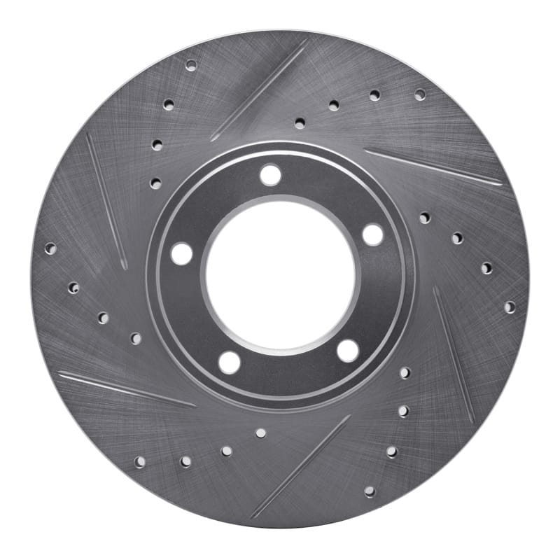 R1 Concepts — R1 71-97 Jaguar XJ12 Front Left Drilled & Slotted Silver Brake Rotor
R1 Brake Rotor Drill