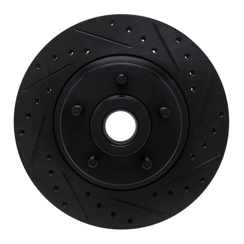 R1 Concepts — R1 74-84 Chrysler Imperial Front Right Drilled & Slotted Black Brake Rotor
R1 Brake Rotor Drill
