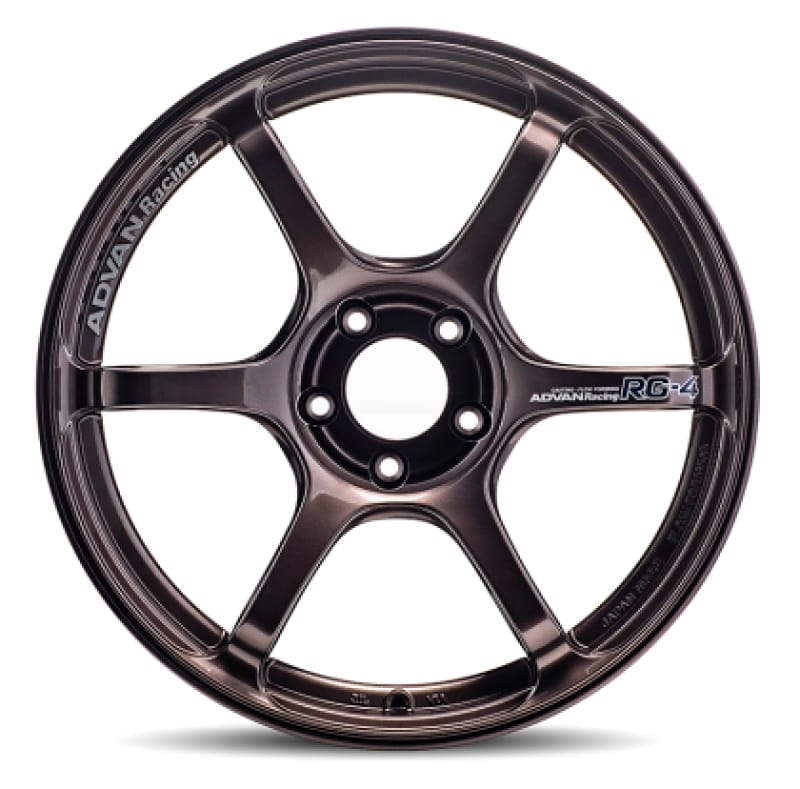 Advan — Advan RG-4 17x8 +37 Offset 5x114.3 BP Racing Copper Bronze