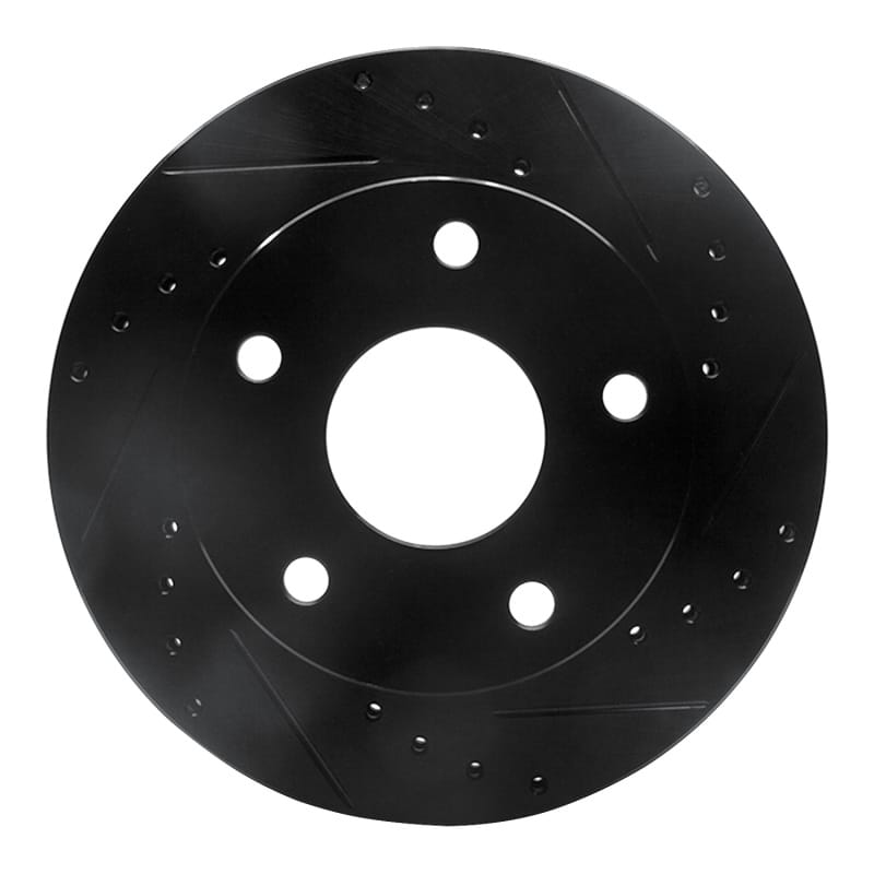 R1 Concepts — R1 94-99 Dodge Ram 1500 Pickup Front Right Drilled & Slotted Black Brake Rotor
R1 Brake Rotor Drill