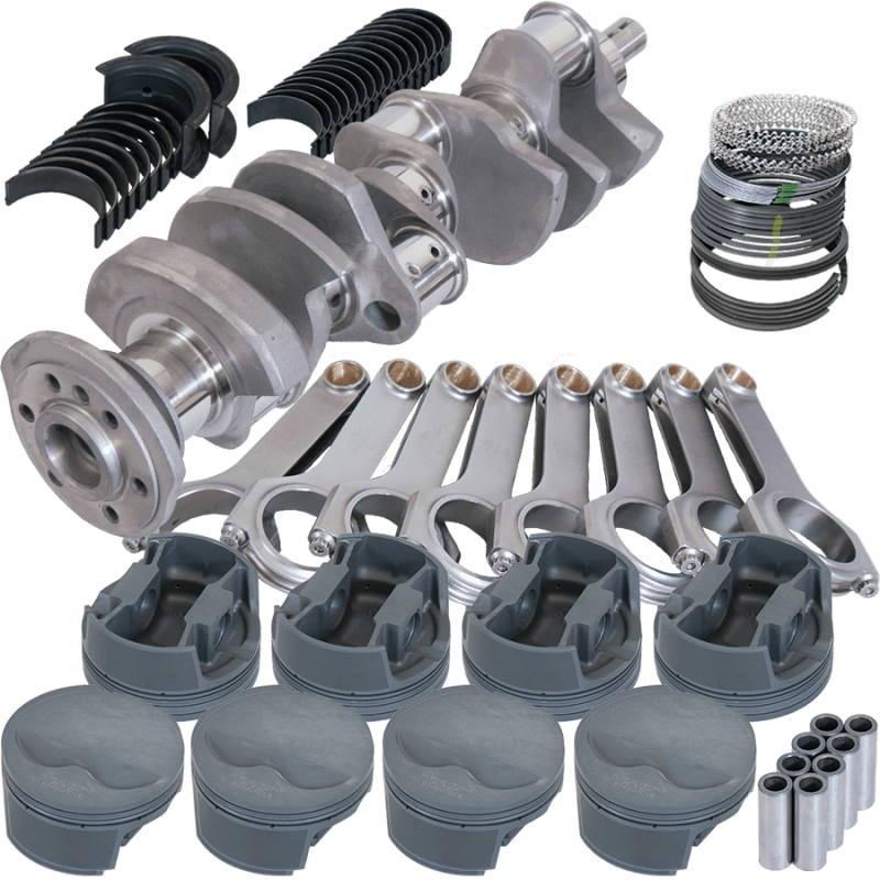 Eagle — Eagle Chevy 400 3.750in Crank 6.000in H-Beam -5cc Flat Top 4.165in Pistons Rotating Assembly
Competition Assembly