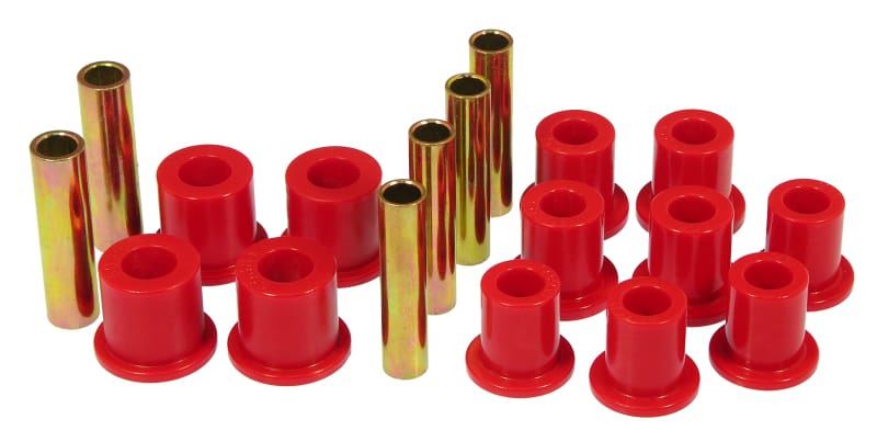 Prothane — Prothane 77-79 Ford F250 4wd Front Spring & Shackle Bushings - Red
SPRING/SHACKLE BUSH
