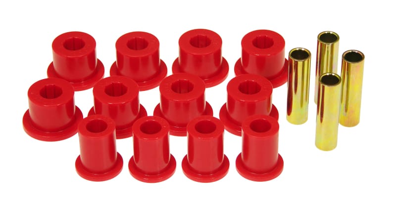 Prothane — Prothane 89-99 Toyota Truck 4wd Rear Spring & Shackle Bushings - Red
SPRING/SHACKLE BUSH