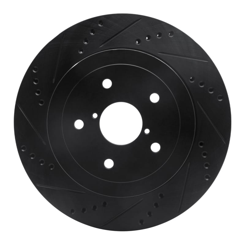 R1 Concepts — R1 05-07 Subaru Impreza Rear Left Drilled & Slotted Black Brake Rotor
R1 Brake Rotor Drill