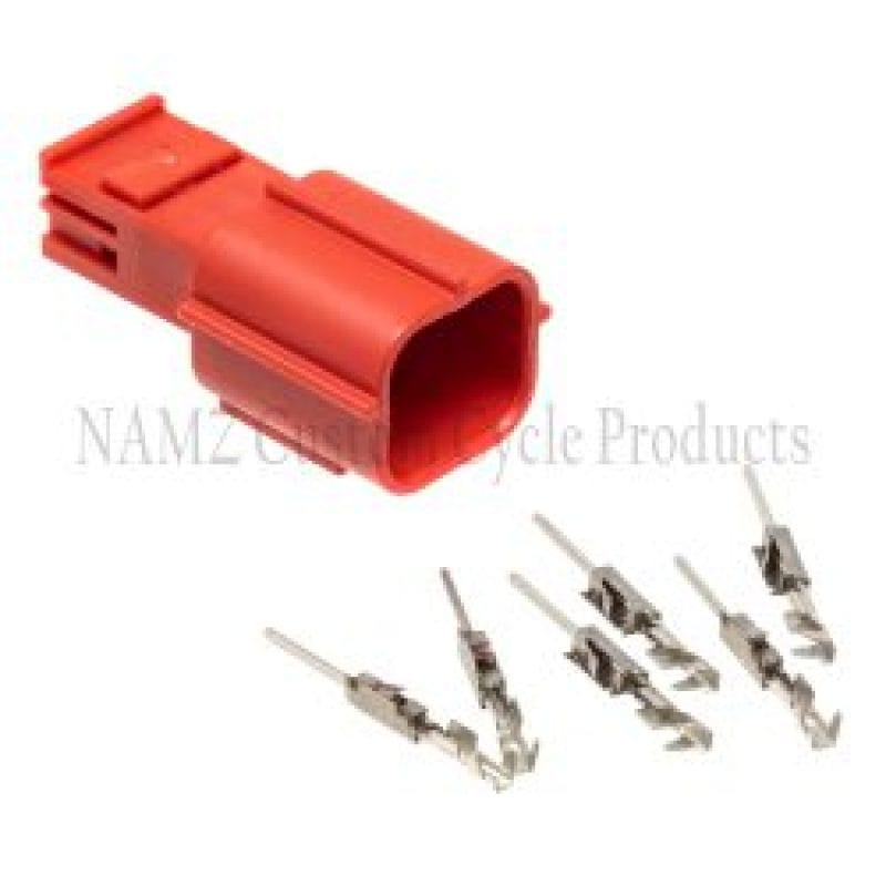 NAMZ — NAMZ 21-23 HD Mating 6-Position Male Red Connector & Terminal Kit for OBD-II