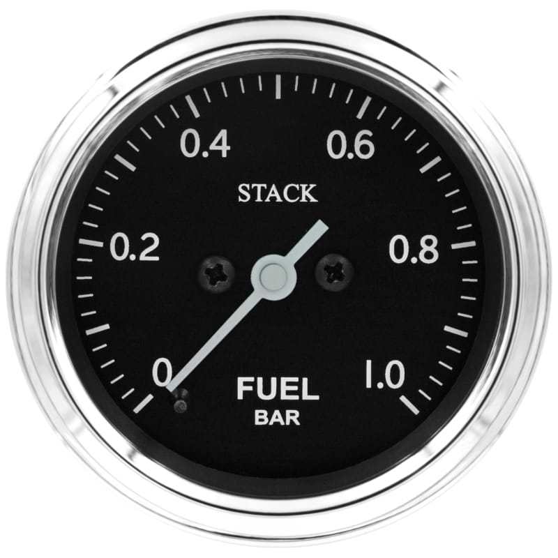 AutoMeter — Autometer Stack 52mm 0-1 Bar M10 Male Pro Stepper Motor Fuel Pressure Gauge - Classic
Ga FP Stpr 1Bar Clsc