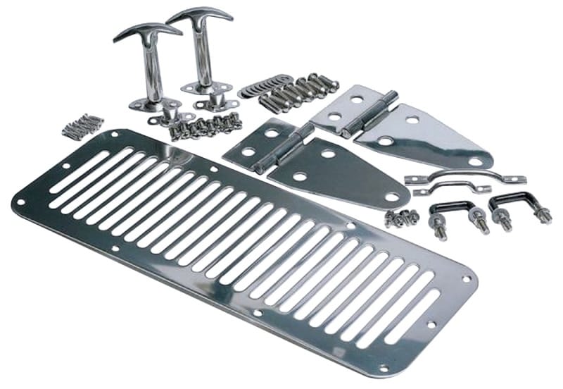 Rampage — Rampage 1978-1983 Jeep CJ5 Hood Set - Stainless
Hood Appearance Set