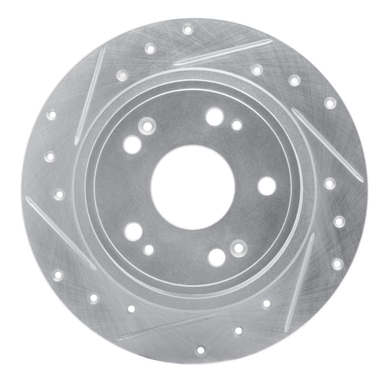 R1 Concepts — R1 05-22 Acura ILX Rear Left Drilled & Slotted Silver Brake Rotor
R1 Brake Rotor Drill
