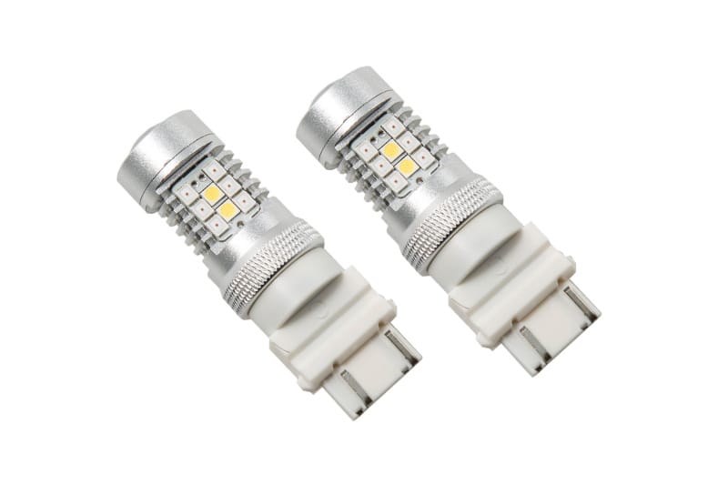 Diode Dynamics — Diode Dynamics 3157 LED Bulb HP24 Dual-Color LED - Red - White (Pair)