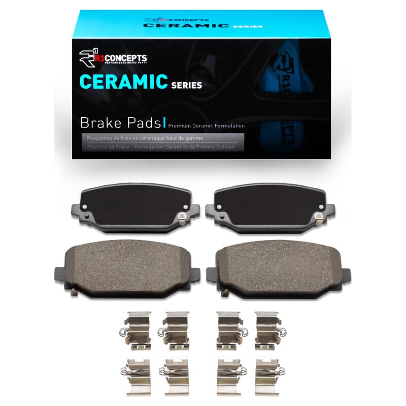 R1 Concepts — R1 21-25 Jeep Grand Cherokee L Rear Ceramic Pads & Hardware Kit