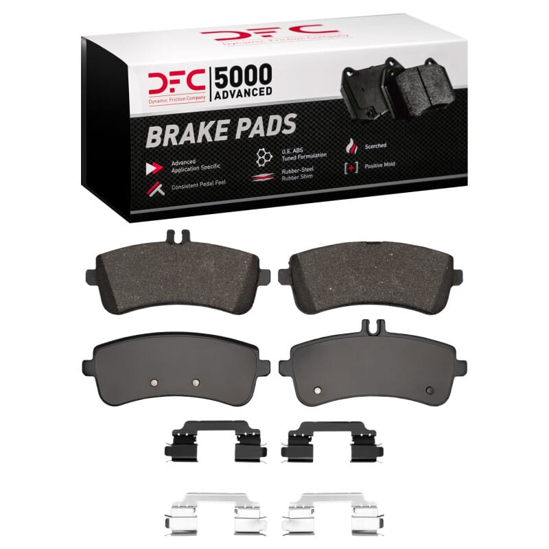 DFC — DFC 15-17 Mercedes-Benz S600 Rear 5000 Advanced Low Metallic Brake Pads and Hardware Kit
DFC Brake Pad Set