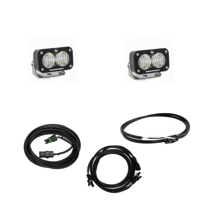Baja Designs — Baja Designs Jeep JL LED Light Kit Reverse Kit w/ Upfitter Dual S2 Sport w/C