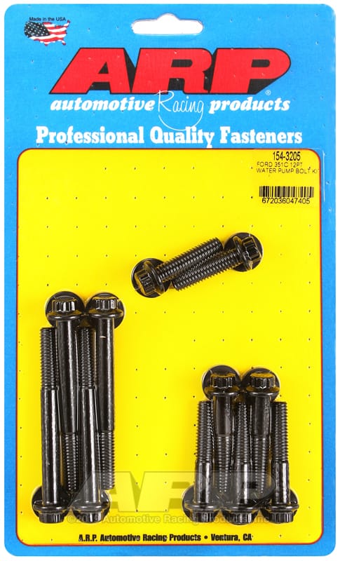 ARP — ARP Ford 351C 12pt Water Pump Bolt Kit