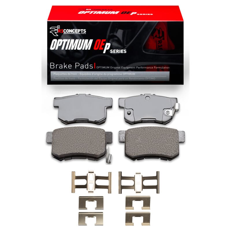 R1 Concepts — R1 99-04 Acura RL Rear Optimum OE Pads & Hardware Kit
R1 Optimum Oe Pads a