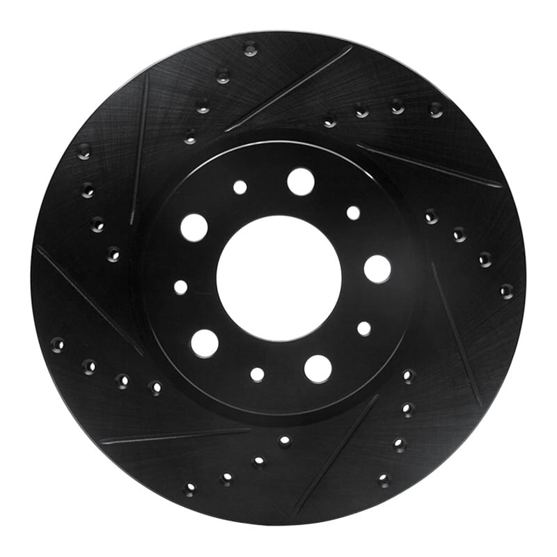 R1 Concepts — R1 95-04 Volvo C70 Front Left Drilled & Slotted Black Brake Rotor
R1 Brake Rotor Drill