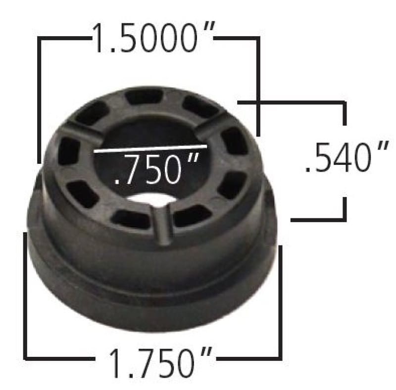 Ridetech — Ridetech Delrin Control Arm Single Bushing (1.5in Large OD / .750 ID / .785in OAL)
Del Bushing 1.750"