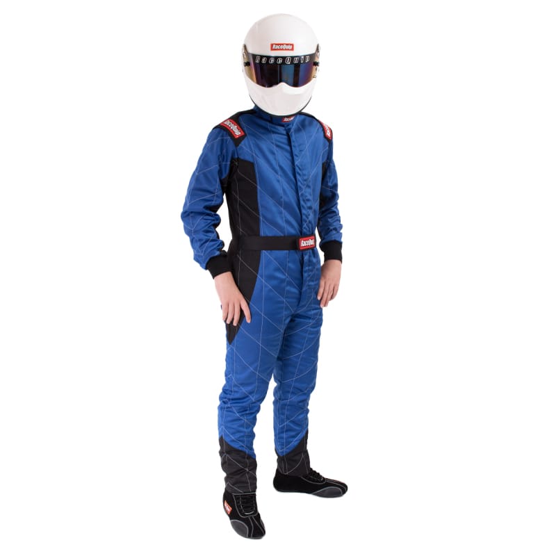 Racequip — RaceQuip Blue Chevron-5 Suit SFI-5 - Large
