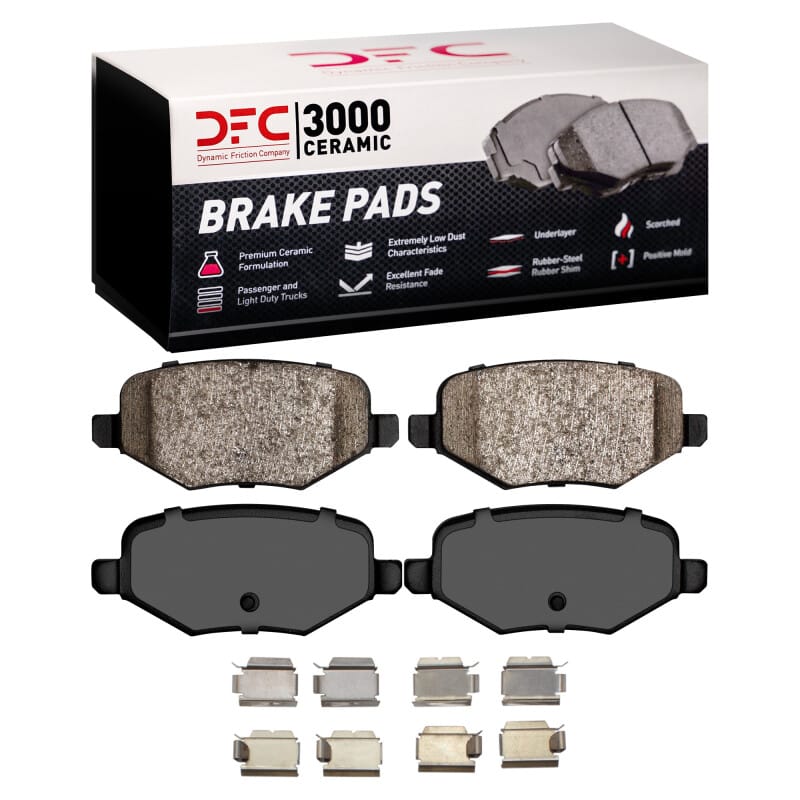DFC — DFC 09-19 Ford Taurus SHO Rear 5000 Advanced Ceramic Brake Pads and Hardware Kit
DFC Brake Pad Set