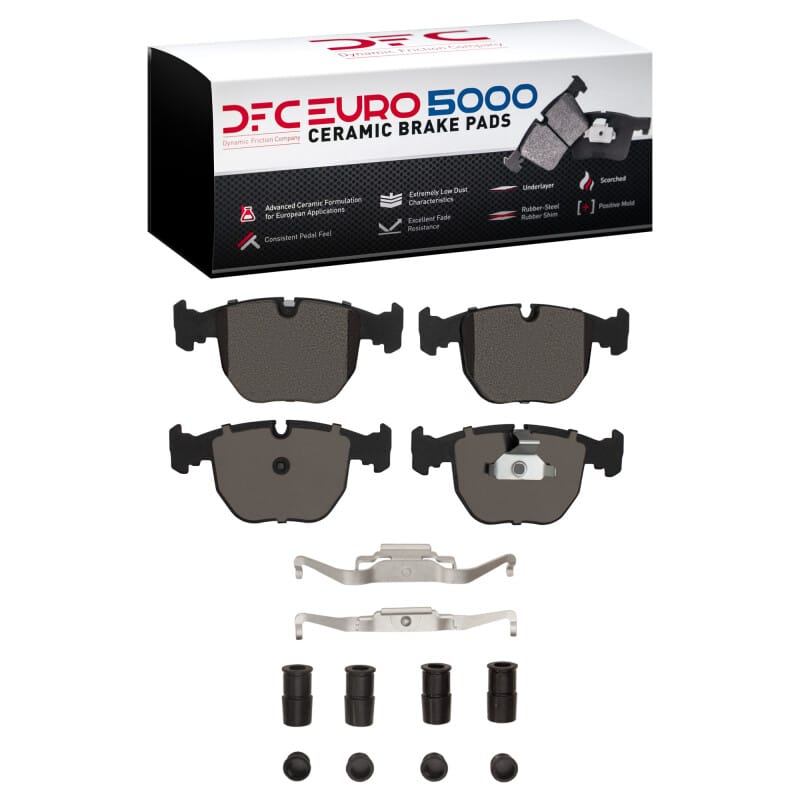 DFC — DFC 00-03 BMW 540I Front Euro 5000 Ceramic Brake Pads and Hardware Kit
DFC EURO Pads + HW