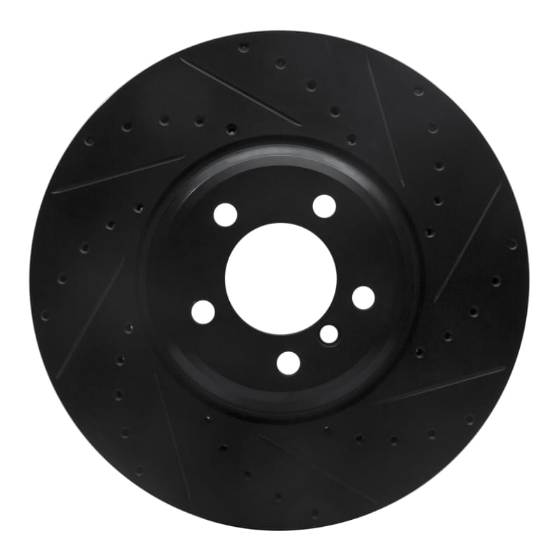 R1 Concepts — R1 2007-2008 BMW ALPINA B7 Front Right Drilled & Slotted Black Brake Rotor
R1 Brake Rotor Drill