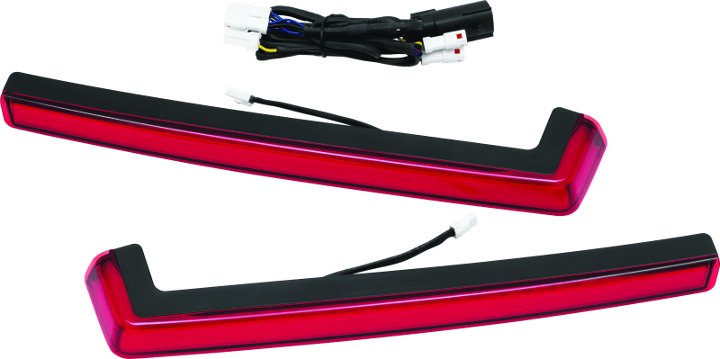 Kuryakyn — Kuryakyn Tracer Tour Pak Side Lights Red Lens
