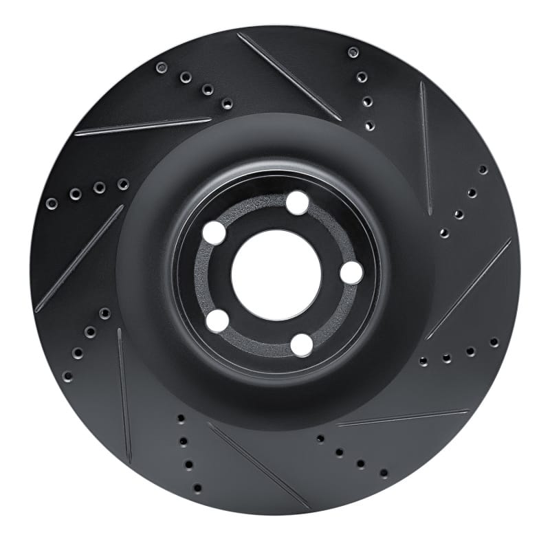 R1 Concepts — R1 21-25 Ford Mustang Mach-E Front Right Drilled & Slotted Black Brake Rotor
R1 Brake Rotor Drill