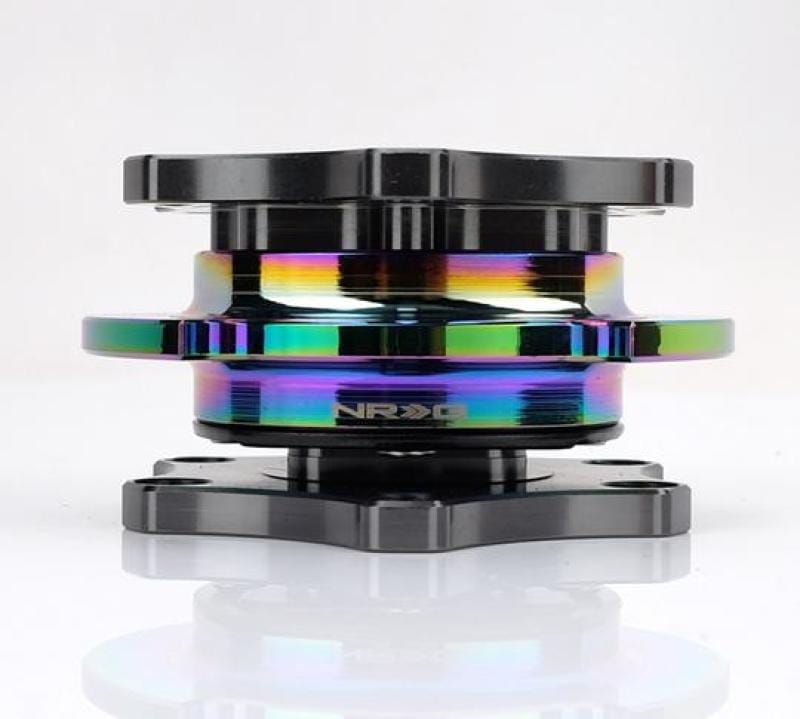 NRG — NRG Quick Release SFI SPEC 42.1 - Gun Metal Body / Gold Shinny Ring
