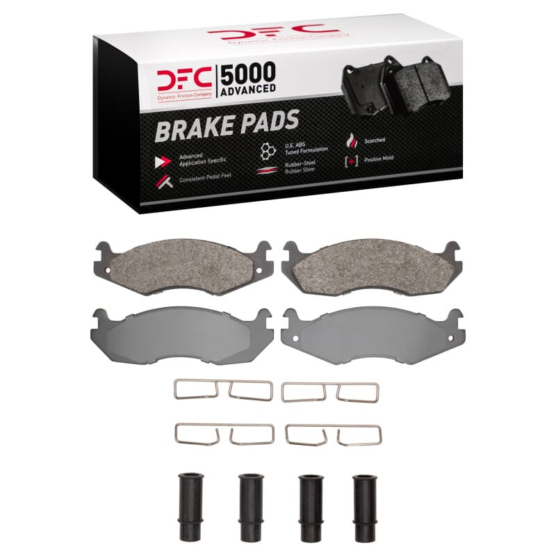 DFC — DFC 82-92 American Motors SPIRIT Front 5000 Advanced Semi Metallic Brake Pads and Hardware Kit
DFC Brake Pad Set