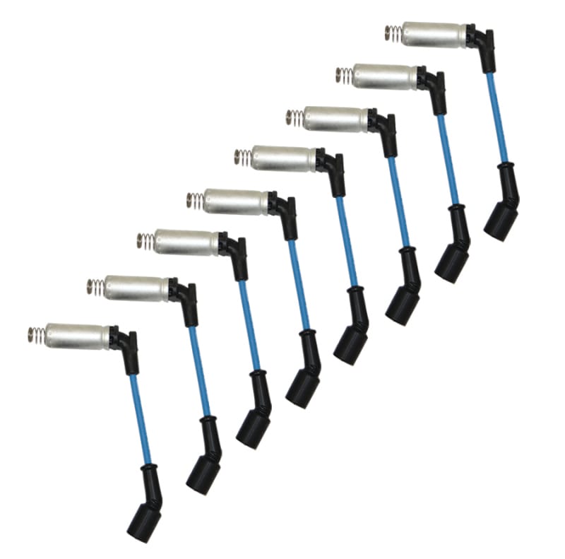 Moroso — Moroso GM LS Ignition Wire Set - Ultra 40 - Unsleeved - Coil-On - Alum Shielded - 9.75in Wire - Blue