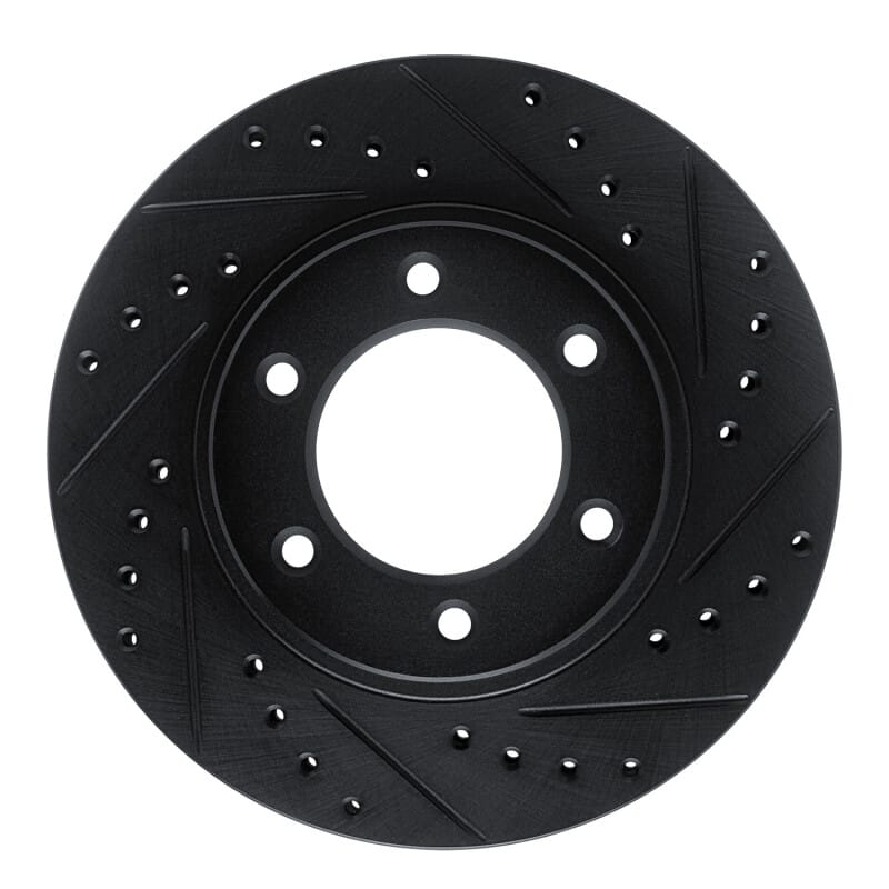 R1 Concepts — R1 93-98 Toyota T100 Front Right Drilled & Slotted Black Brake Rotor
R1 Brake Rotor Drill