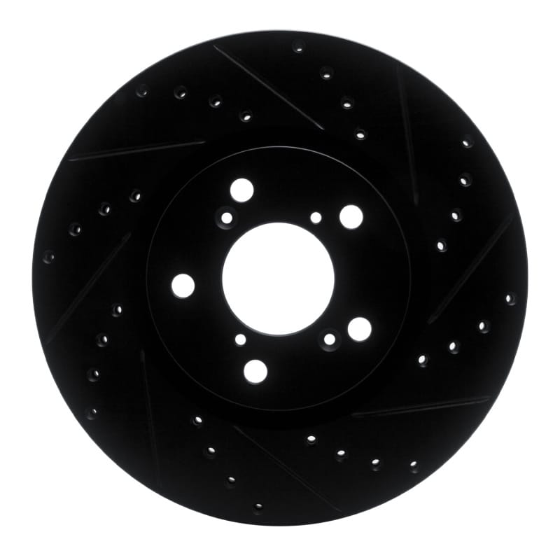 R1 Concepts — R1 06-14 Honda Ridgeline Front Right Drilled & Slotted Black Brake Rotor
R1 Brake Rotor Drill