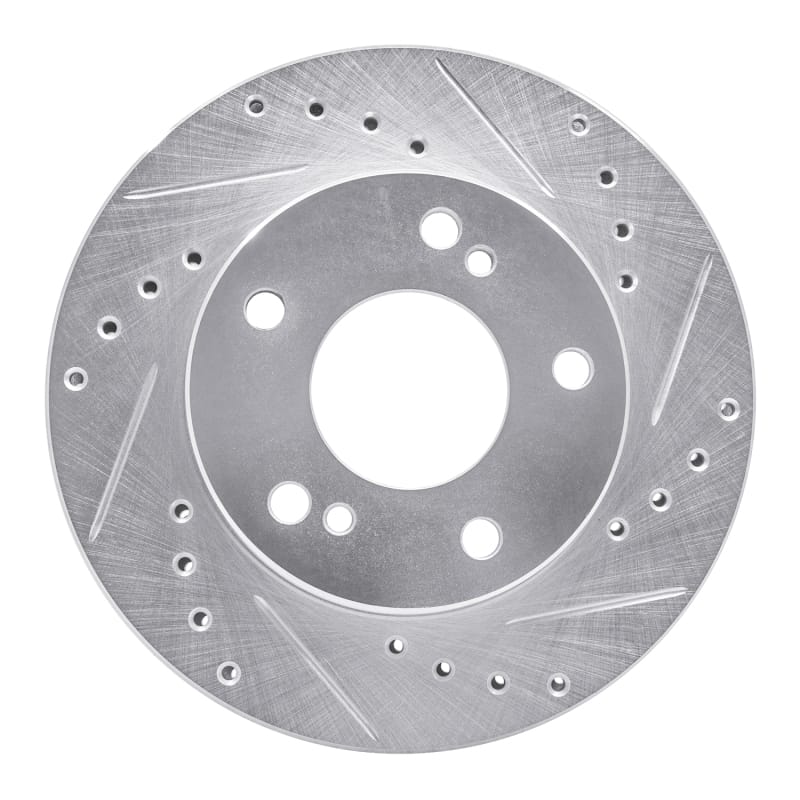 R1 Concepts — R1 96-98 Nissan 240SX Front Right Drilled & Slotted Silver Brake Rotor
R1 Brake Rotor Drill