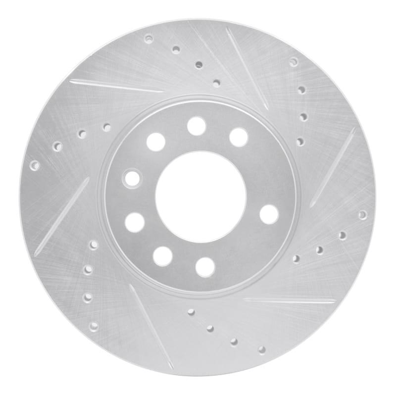 R1 Concepts — R1 03-11 Cadillac BLS (Mexico) Front Right Drilled & Slotted Silver Brake Rotor
R1 Brake Rotor Drill