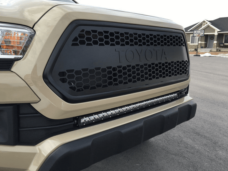 Cali Raised LED — Cali Raised 2016-2023 Toyota Tacoma 32In Lower Bumper Flush Slim Light Bar - Light Bar/No Switch