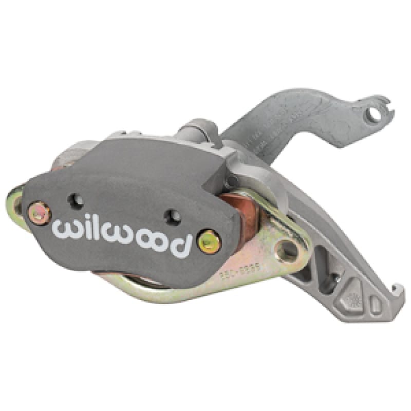 Wilwood — Wilwood RH MC4 Mechanical Parking Brake Caliper - 4.75in Bracket - 0.25in Disc - Ty3 Hard Ano