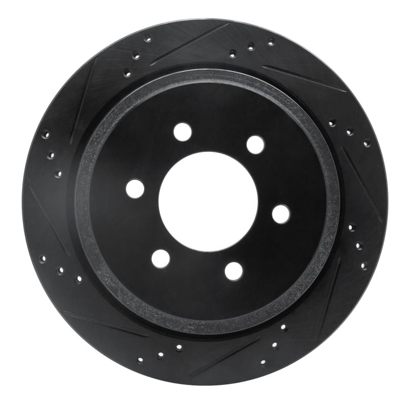 R1 Concepts — R1 02-06 Ford Expedition Rear Left Drilled & Slotted Black Brake Rotor
R1 Brake Rotor Drill