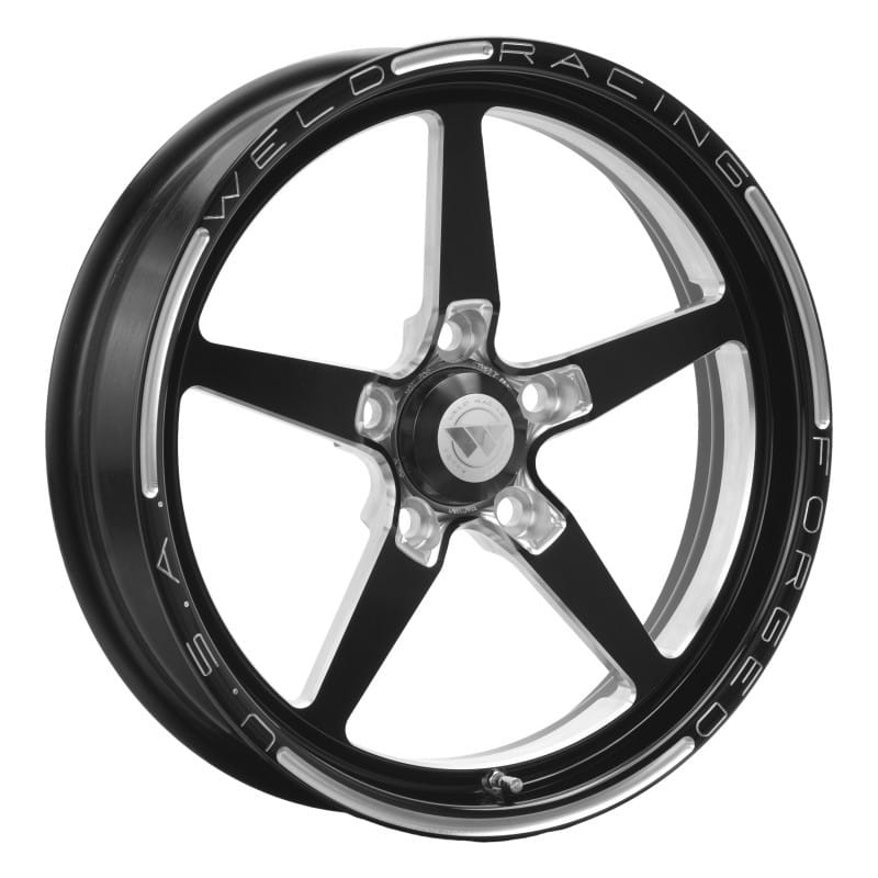 Weld — Weld Alumastar 1-Piece 17x4.5 / 5x4.75 BP / 2.25in. BS Black Wheel - Non-Beadlock
17x4.5'' Alumastar