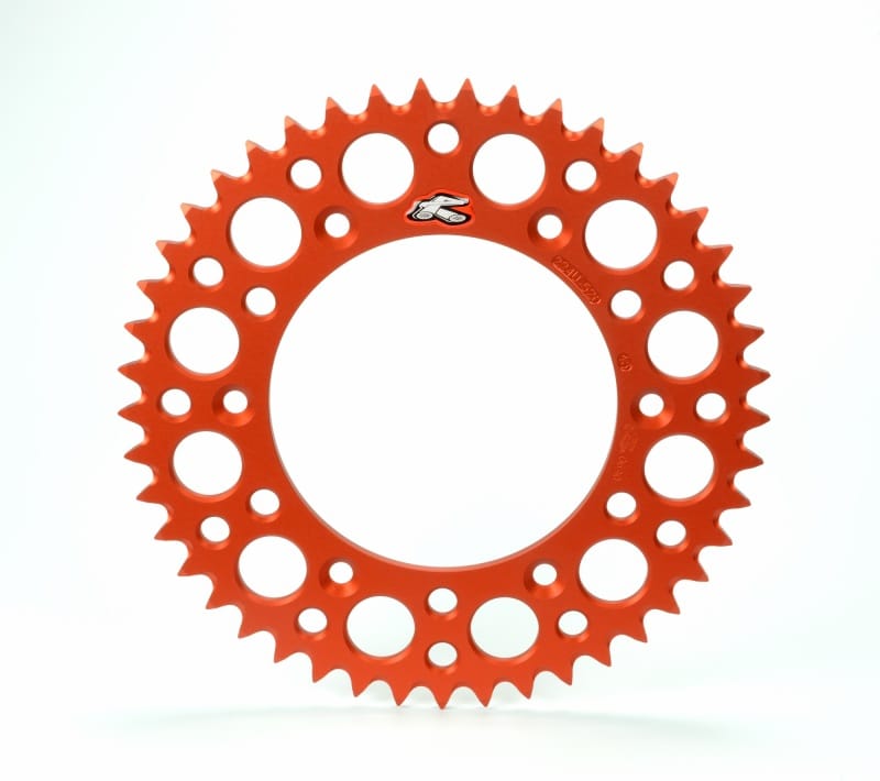 Renthal — Renthal 21-23 Husqvarna TC 85 Rear Grooved Sprocket - Orange 428-47P Teeth