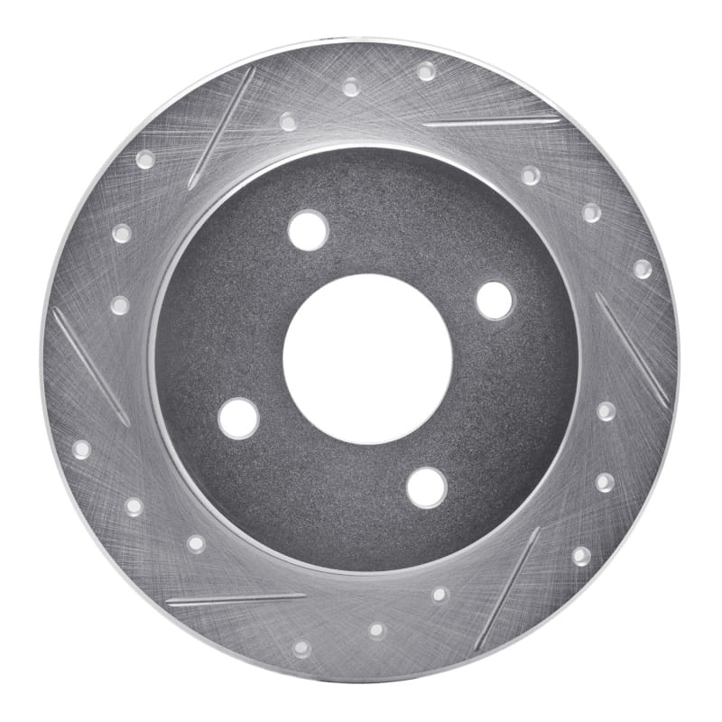 R1 Concepts — R1 01-19 Ford Focus Rear Left Drilled & Slotted Silver Brake Rotor
R1 Brake Rotor Drill