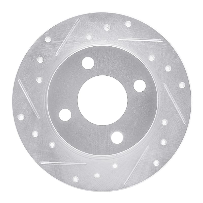 R1 Concepts — R1 78-90 Dodge Charger Front Left Drilled & Slotted Silver Brake Rotor
R1 Brake Rotor Drill