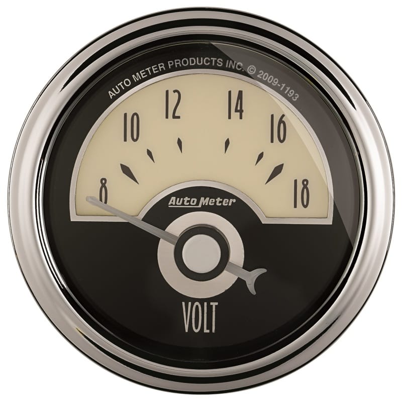 AutoMeter — AutoMeter Gauge Voltmeter 2-1/16in. 18V Elec Cruiser Ad
GA 2" VOLT ELECT CAD